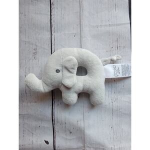 Precious Firsts by Carters Plush Gray Elephant Toy Rattle